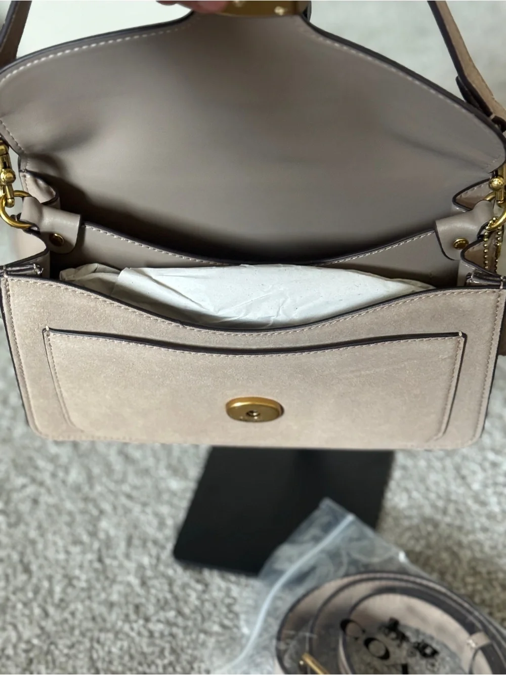 Coach Suede Tabby 26
